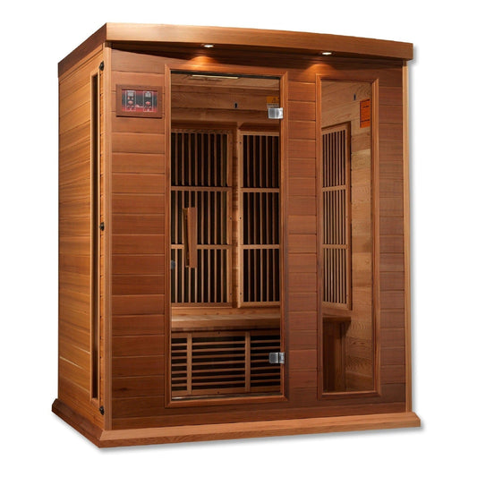 Maxxus 3-Person Low EMF Infrared Sauna - Sport Gear Pro