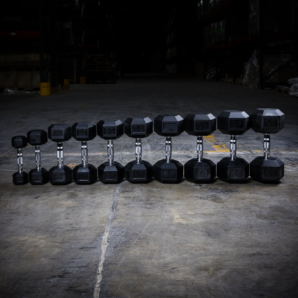 PRx Performance Rubber Hex Dumbbells Sets - Sport Gear Pro