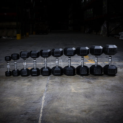 PRx Performance Rubber Hex Dumbbells Sets - Sport Gear Pro