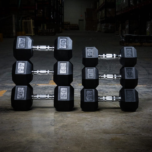 PRx Performance Rubber Hex Dumbbells Sets - Sport Gear Pro
